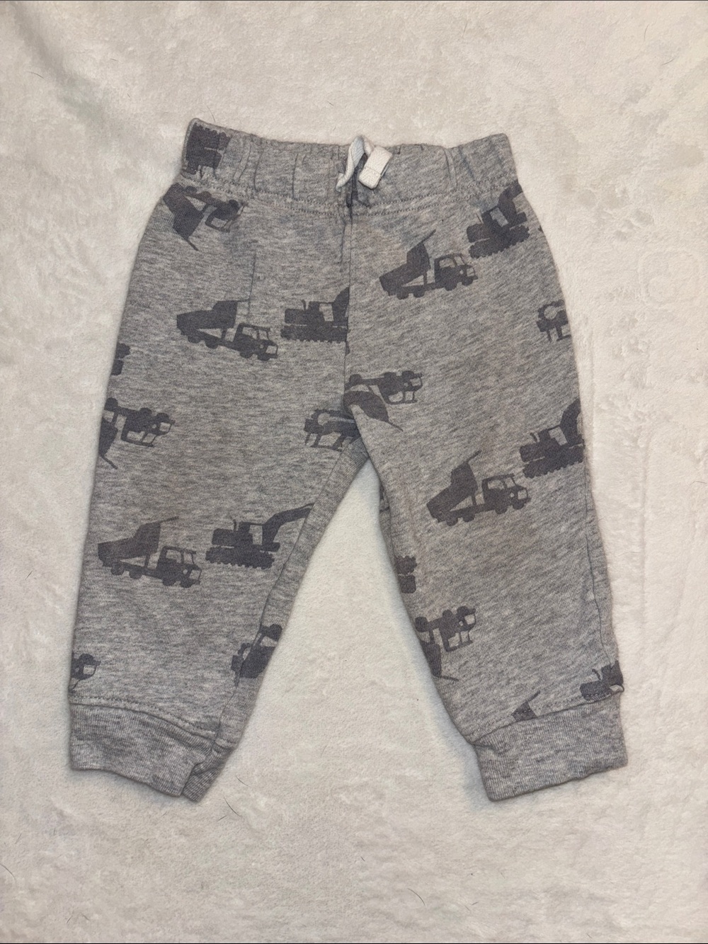 (3 for $10) Carters Toddler Gray Construction Truck Joggers